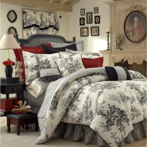 Image for the Bouvier Black Bedding Collection