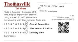 Phyllis Austin TX DK2950 Survey Card