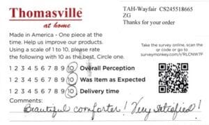 Tina Weldon Spring MO CQ2950 Survey Card