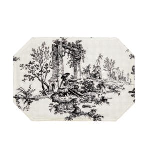 Bouvier Black Kitchen Collection - Pack of 4 Placements 2950