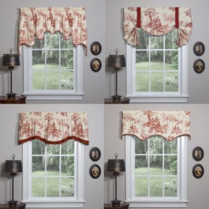 Bouvier Red Collection Window Treatments
