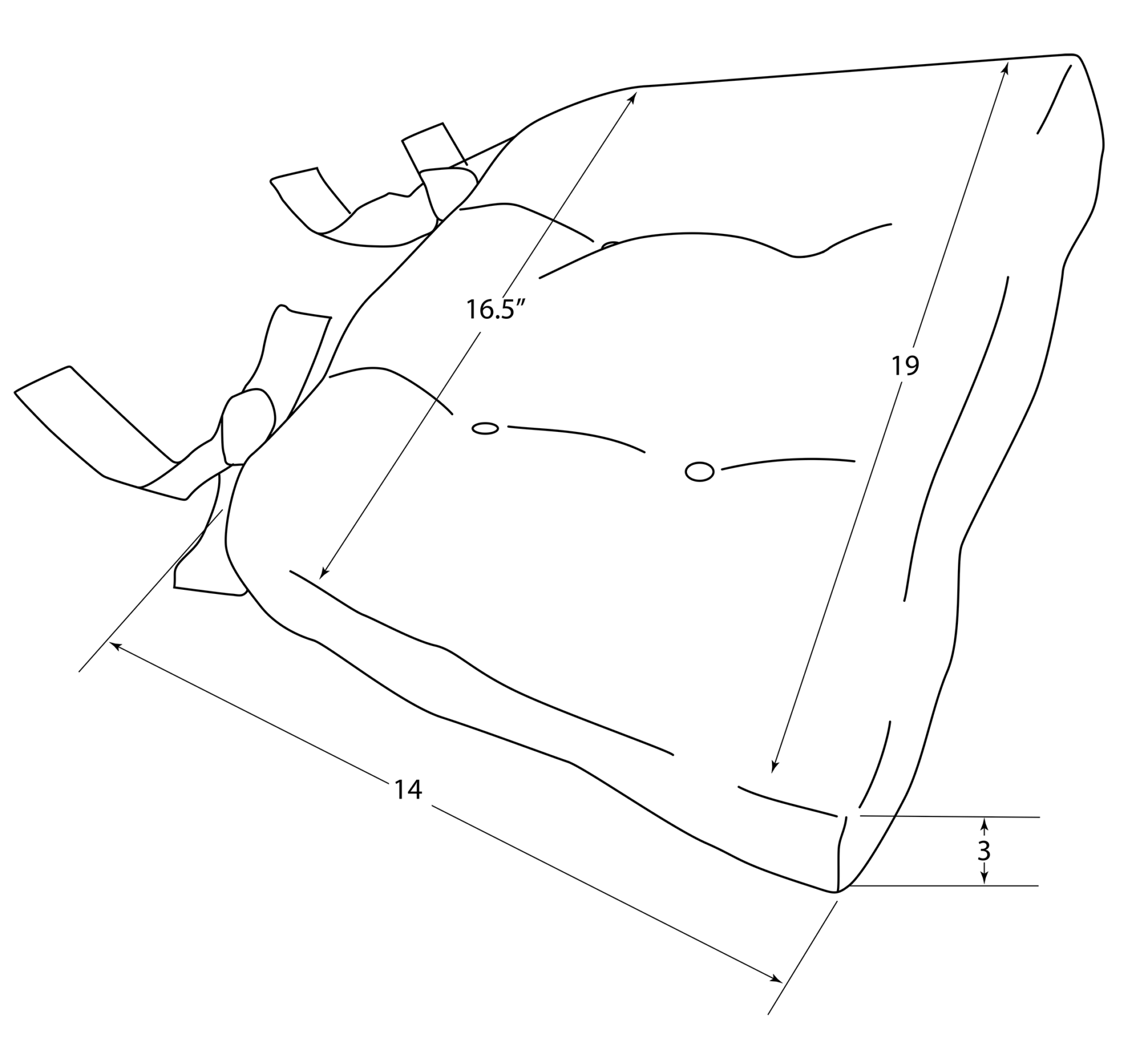 Queensland Autumn Floral Chair Pad - Pack of 4 Thomasville at Home