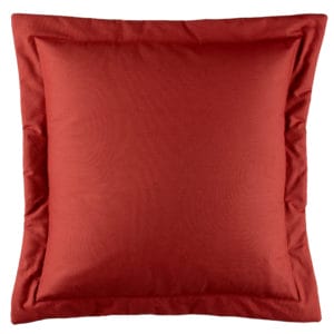 Bouvier Red - Solid Red Euro Sham