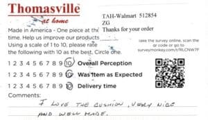 Laura Mission Viejo CA 4PK-CP-BBT Survey Card