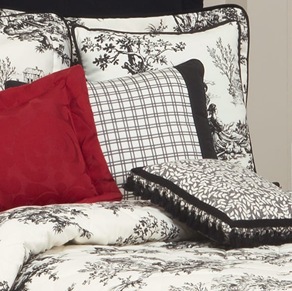 Bouvier Black Collection Pillows