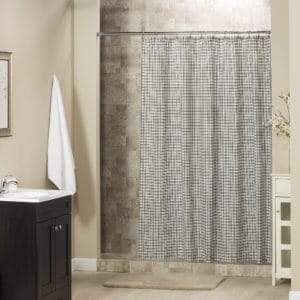 Bouvier Black Collection - Shower Curtain - Plaid Option