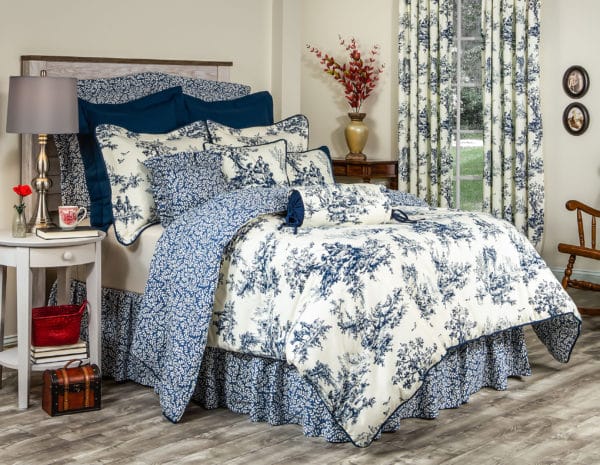Bouvier Blue Bedding Collection for Banner 7250