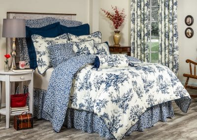 Bouvier Blue Bedding Collection for Banner 7250