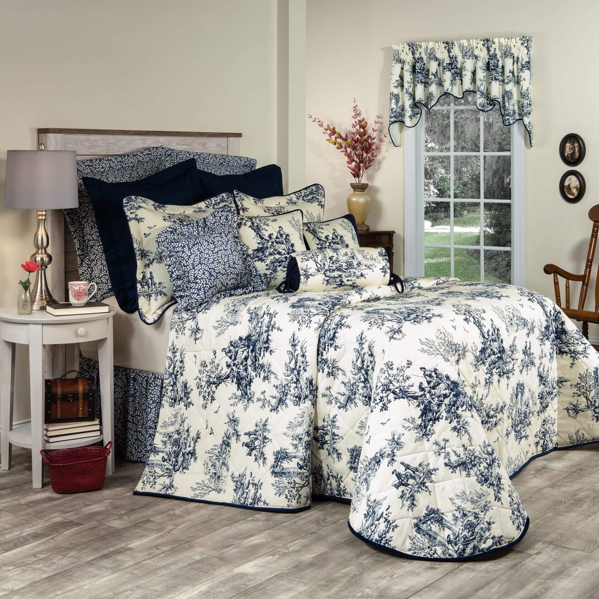 Bouvier Blue Bedspread