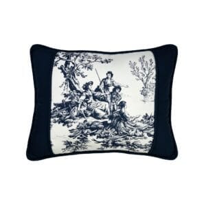 Bouvier Blue Breakfast Pillow