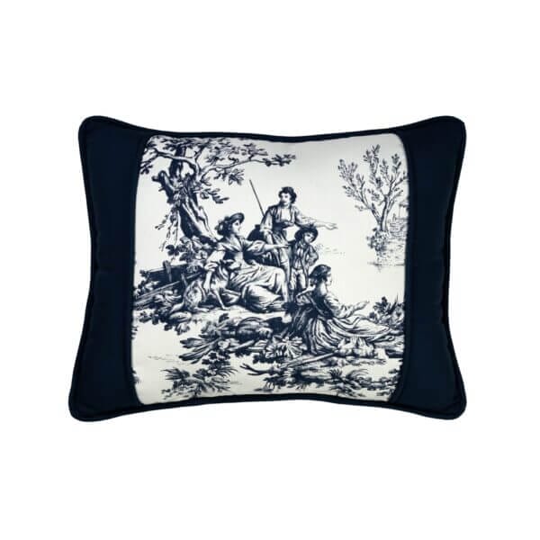 Bouvier Blue Breakfast Pillow