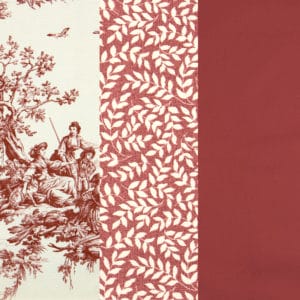 Bouvier Red Fabric By the Yard and Swatch 7100