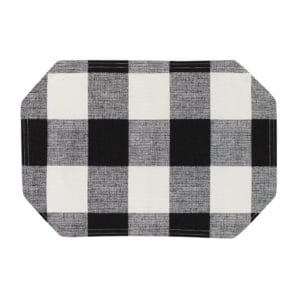 Black and White Table Top - Anderson Placemat