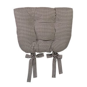 Black and White Table Top - Houndstooth Chairpad (Indoor)