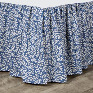 Bouvier Blue Bed Skirt