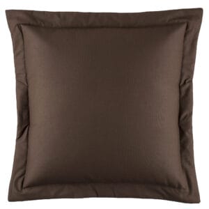 Izmir Solid Chocolate Euro Sham
