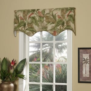 La Selva Natural Scalloped Filler Valance