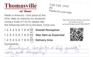 Gayle Moore OK CSKL7250 Survey Card