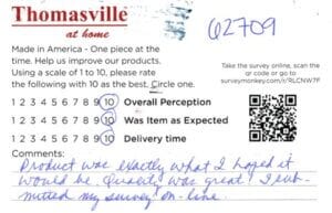 Janet Los Altos CA DQ1745 Survey Card