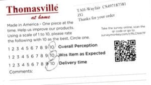 Kurt Santa Rosa Beach FL LTP3300-84 Survey Card