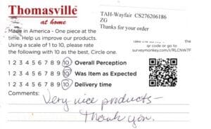 Mary Saint Joseph MN ES7250-CBL DK7250 Survey Card