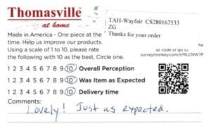 Melanie Milford MA CK7340 Survey Card