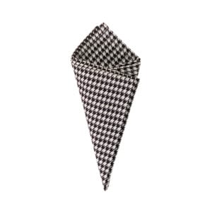 Black and White Table Top - Houndstooth Napkin