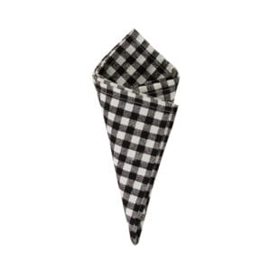 Black and White Table Top - Newton Napkin