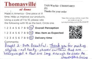 Patricia Russellville TN SC1395 SC7565 Survey Card