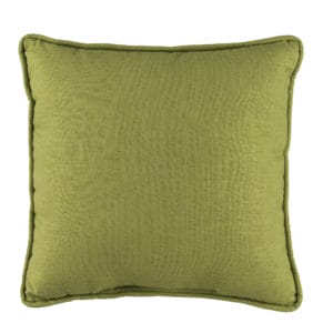 Luxuriance Square Pillow - Green Linen