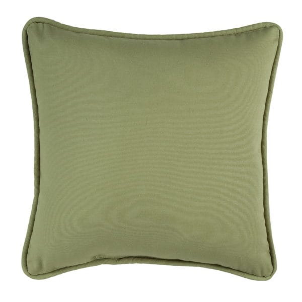 Cozumel Square Piped Pillow - Pear