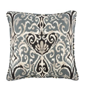 Midnight Ikat Square Pillow