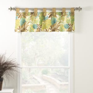 Brunswick Tab Valance with Buttons