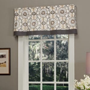Izmir Straight Valance with Band