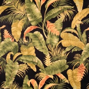 La Selva Black Fabric by the Yard - Main Floral