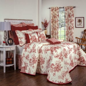 Bouvier Red Bedspreads