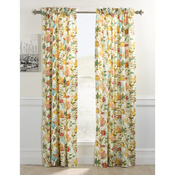 In the Sea Rod Pocket Curtains