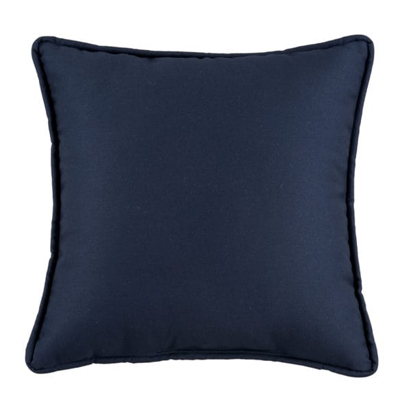 Park Avenue Square Pillow - Navy Twill