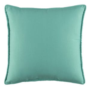 Floridian Flaming Solid Blue Square Pillow