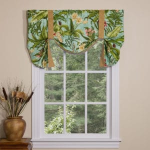 Wailea Coast Bloom Tie Up Valance