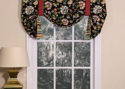 Cambridge Noir Tie Up Valance