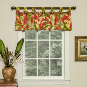 Captiva Window Treatments - Tab Valance