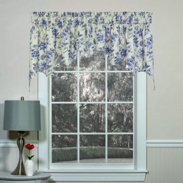 Silverdale empress scalloped valance