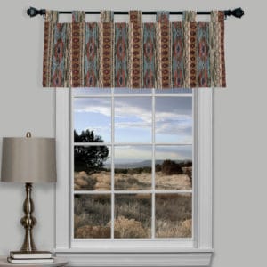 Lodge Tab Valance Phoenix Desert