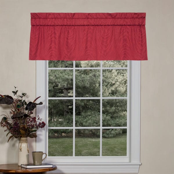 Overture Tailored Filler Valance - Red