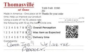 Greg Clearwater MN D35112-CWR Survey Card