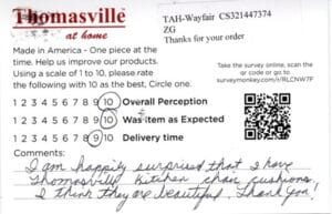 Jennifer Montvale NJ D35112-HHM Survey Card