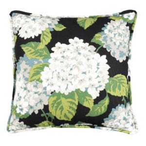 Hydrangea Square Pillow in Main Print