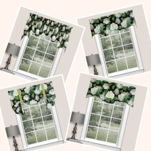 Hydrangea Window Treatments