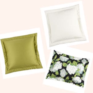 Hydrangea Onyx Shams